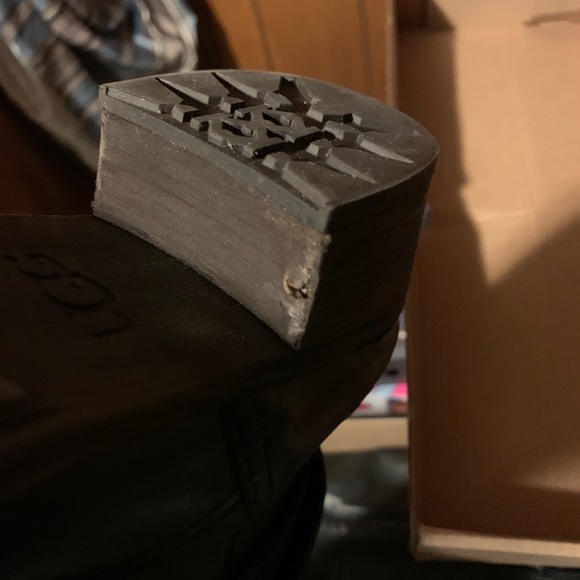 Ugg Bess over the knee black leather boots - Picture 8 of 8